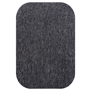 Miles Modern Minimalist Radius Corner Solid Indoor/Outdoor Area Rug